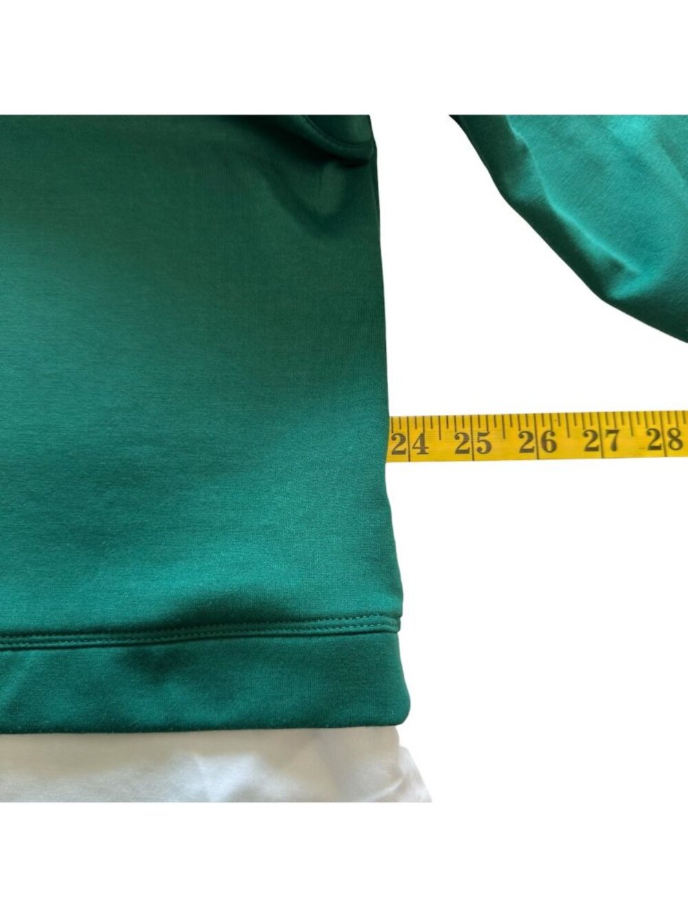 Vtg French Laundry Womens 1X Top Green Layered-Look Buttons White Collar 3/4 - Picture 13 of 15